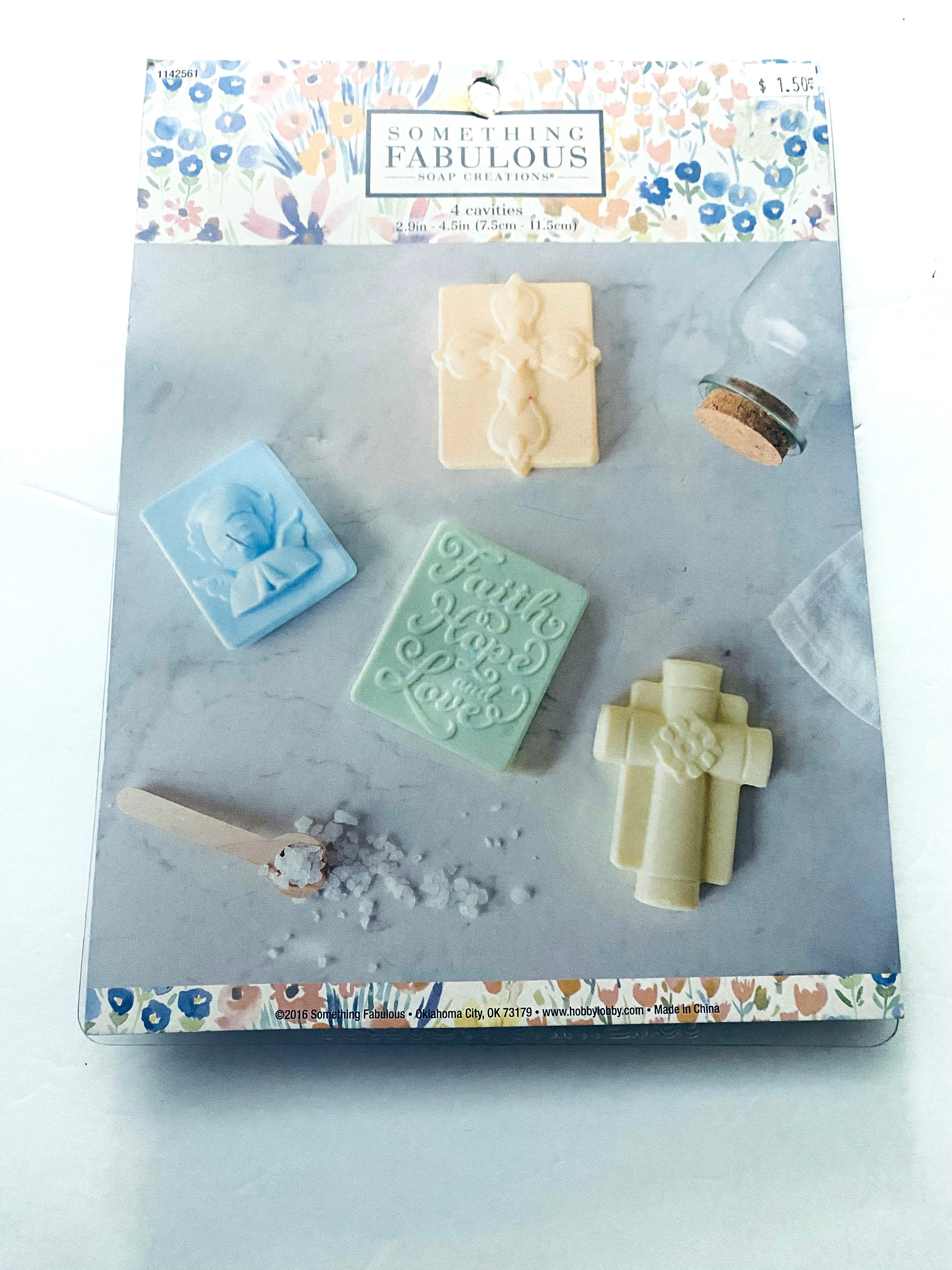 Something Fabulous Soap Creations Plastic Soap Mold - Religous