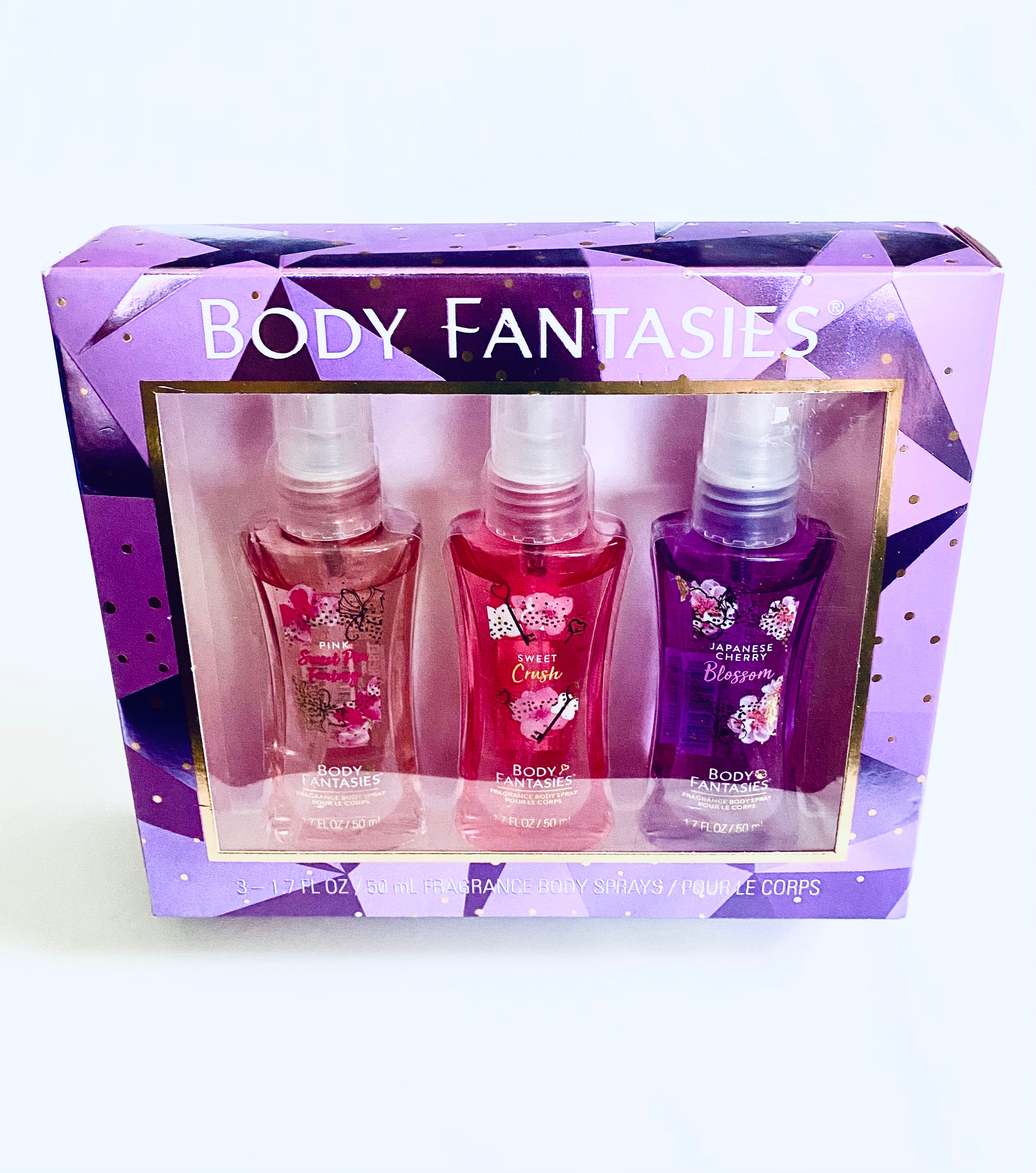 Body Fantasies Trio Body Spray Gift Set