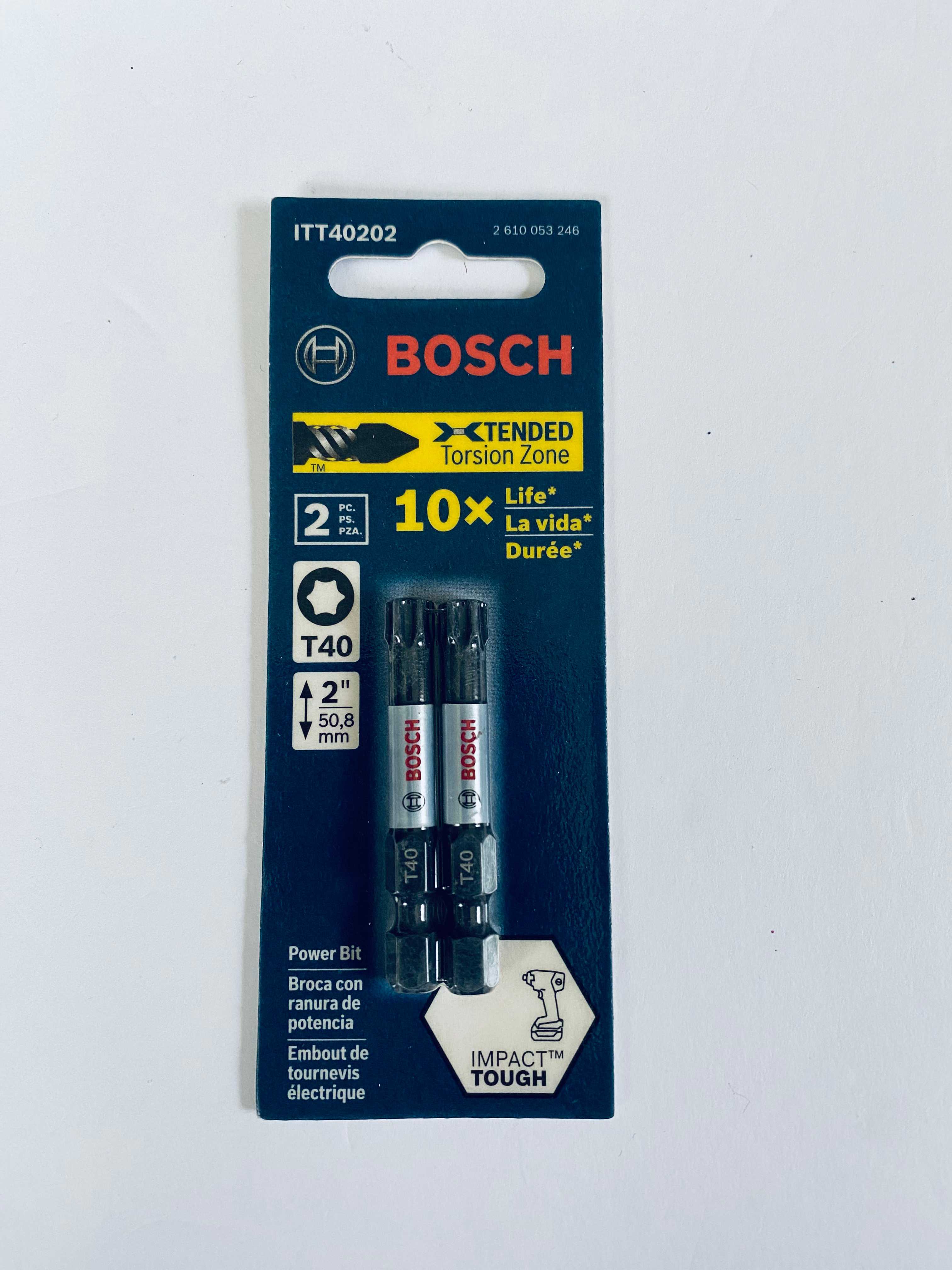 Bosch Driven 1/4-in x 2-in Torx Impact Driver Bit - 2 -Piece