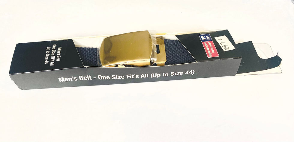 Thumbnail: Men's Web Belt by American Accessories- Various Colors