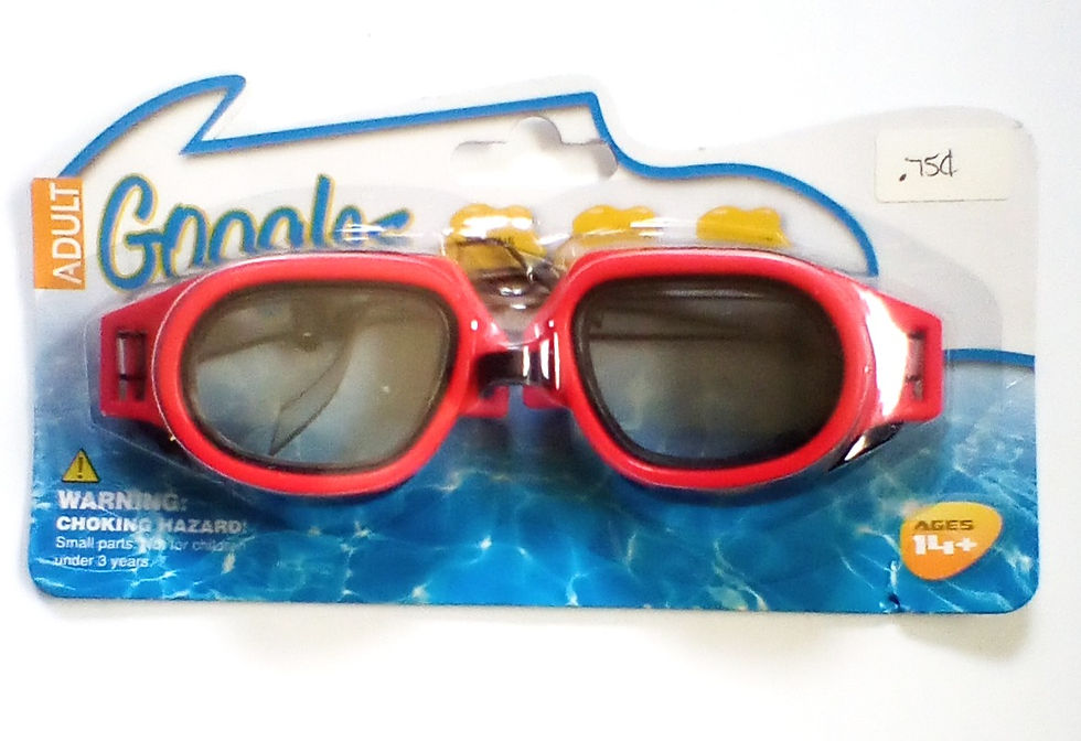 Thumbnail: Single Adult Pair of Swimming Goggles