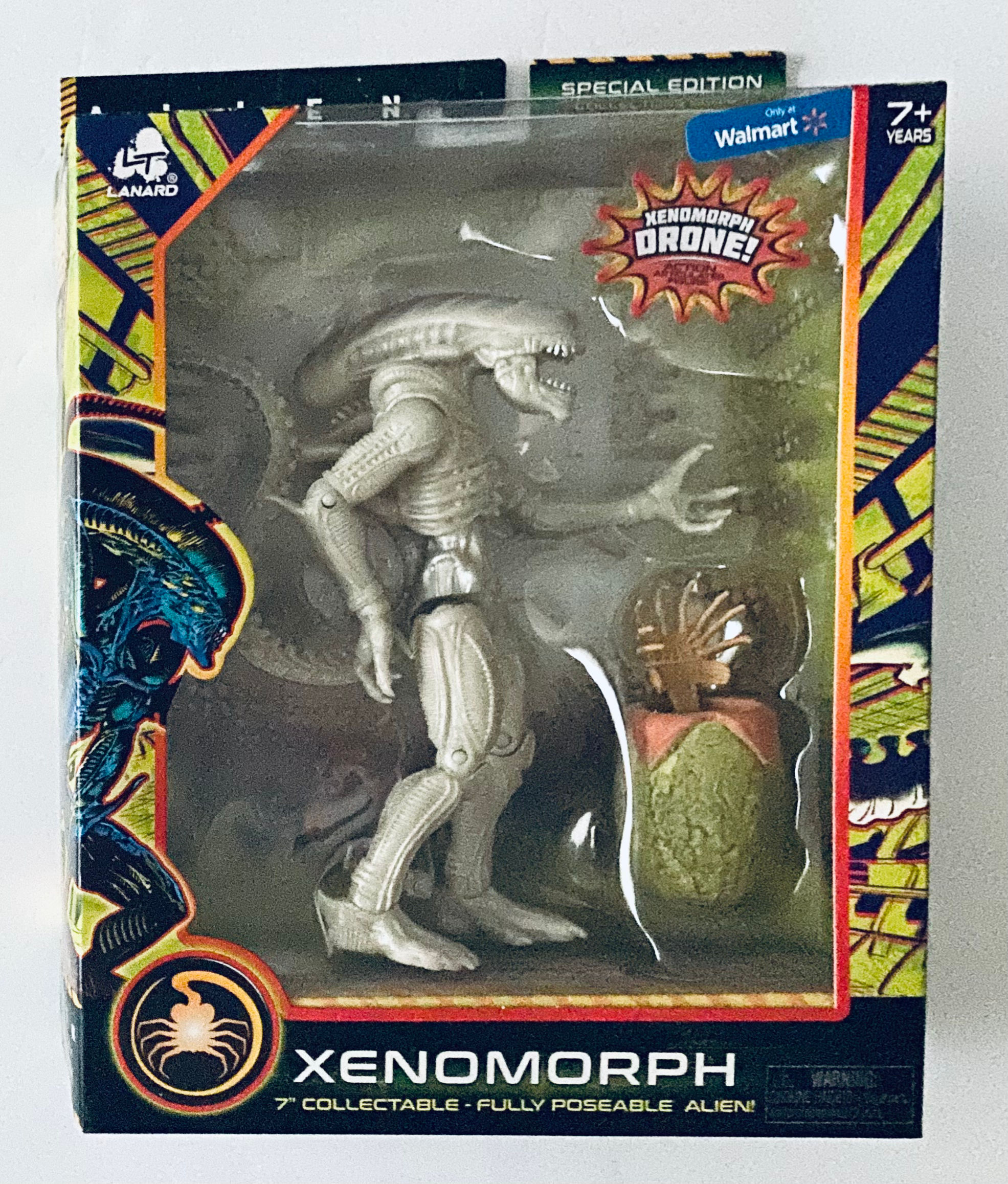 Lanard Alien Collection Xenomorph Figure -Drone Xeno, Egg Pod, Facehugger