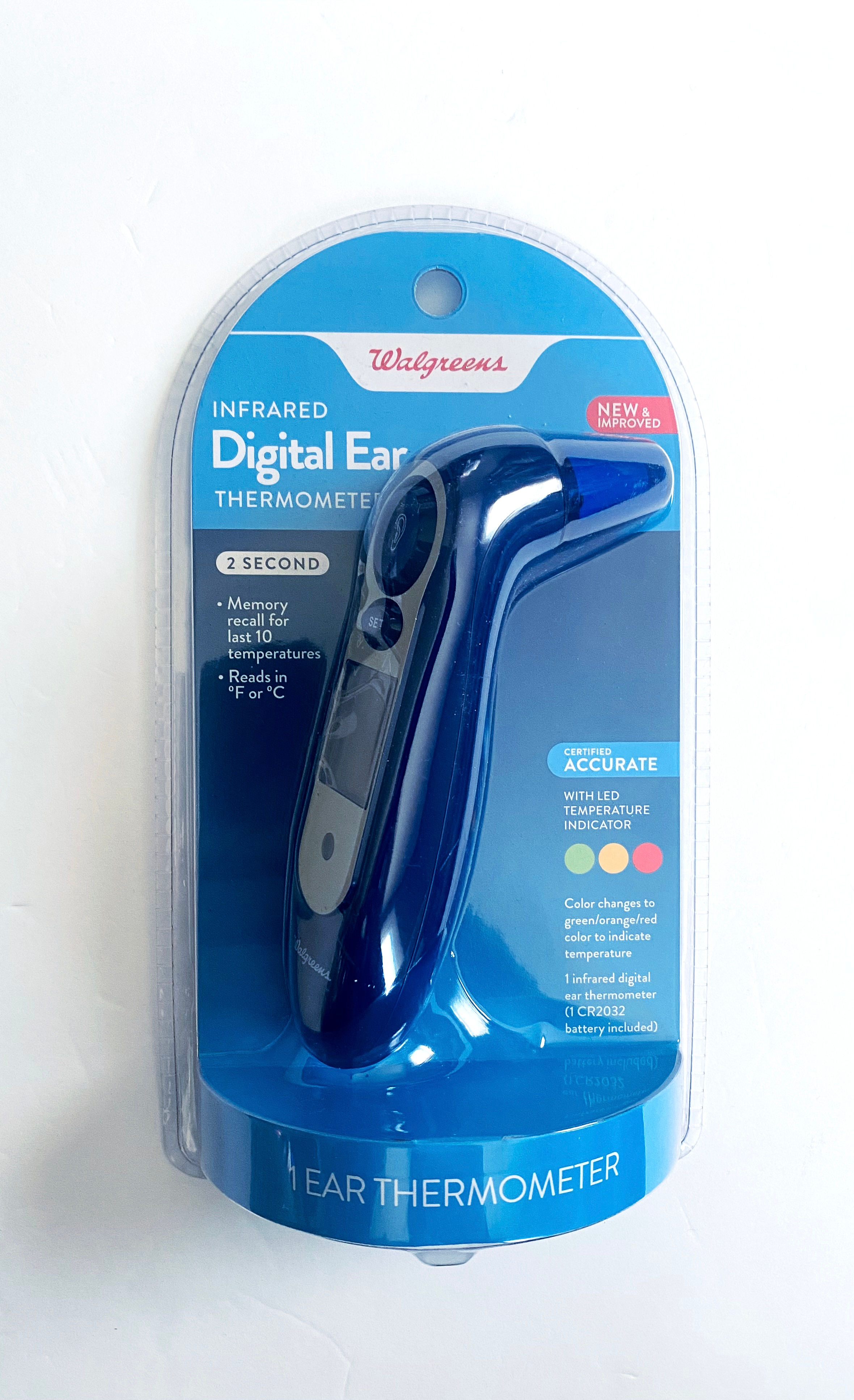 Walgreens Infrared Digital Ear Thermometer 