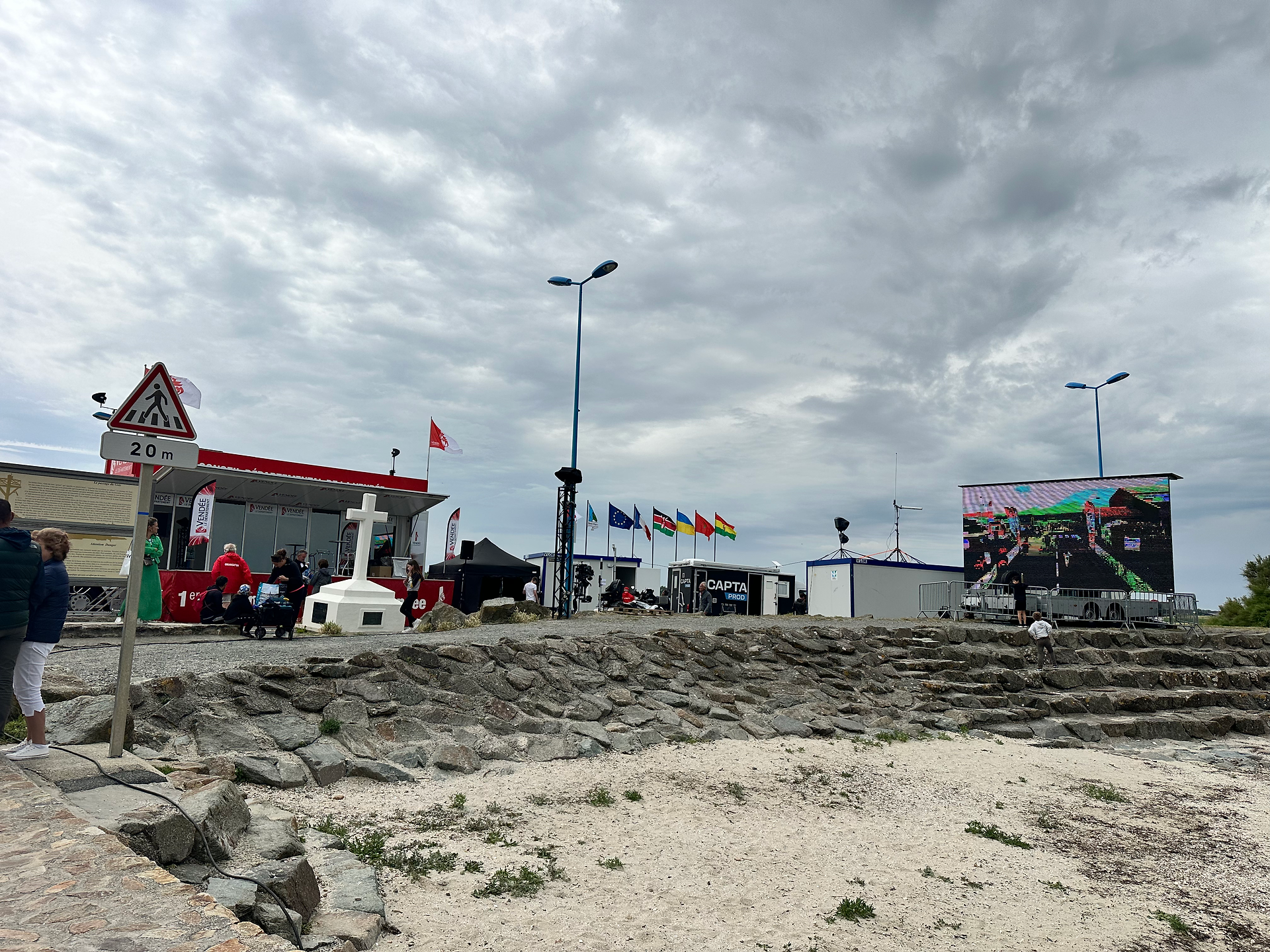 écran géant drone foulée gois