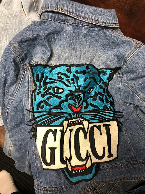 gucci blue tiger jacket