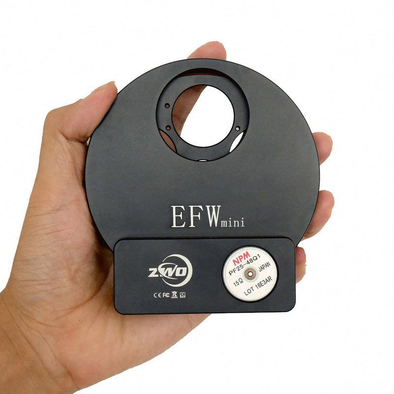 Thumbnail: ZWO Electronic Focuser Wheel mini 5-Position Filter Wheel (5 x 1.25″or 5 x 31mm)