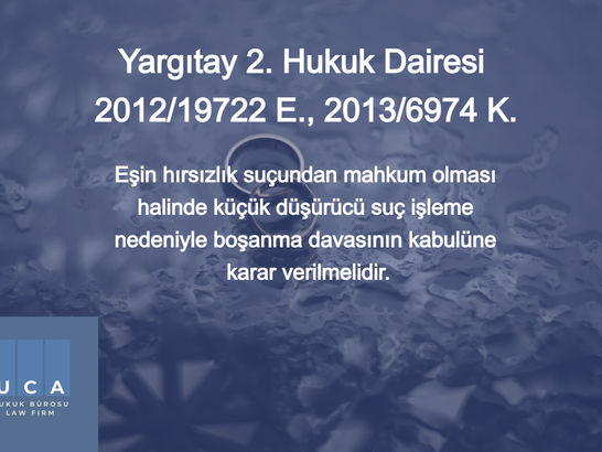 Eşin hırsızlık suçundan mahkum olması boşanma sebebi midir?