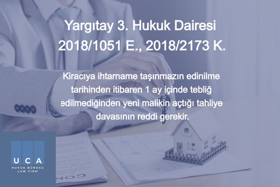 Kiracıya Taşınmazın Edinilme Tarihinden İtibaren 1 Ay İçinde İhtarname Tebliğ Edilmezse Ne Olur?