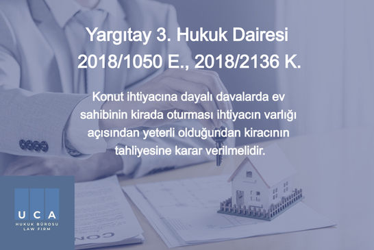 Konut ihtiyacına dayalı davalarda ev sahibinin kirada oturması ihtiyacın varlığı açısından yeterli midir?