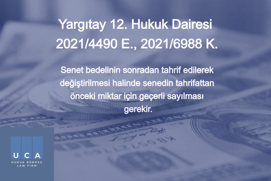 Senet bedelinin sonradan tahrif edilerek değiştirilmesi halinde senet hangi miktar için geçerli sayılır?