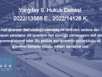 Alt işverenin ileri sürdüğü zamanaşımı defi asıl işverene sirayet eder mi?