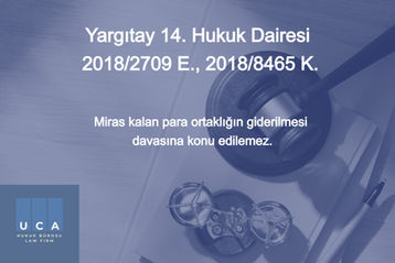 Banka hesabındaki miras kalan para için ortaklığın giderilmesi davası açılabilir mi?