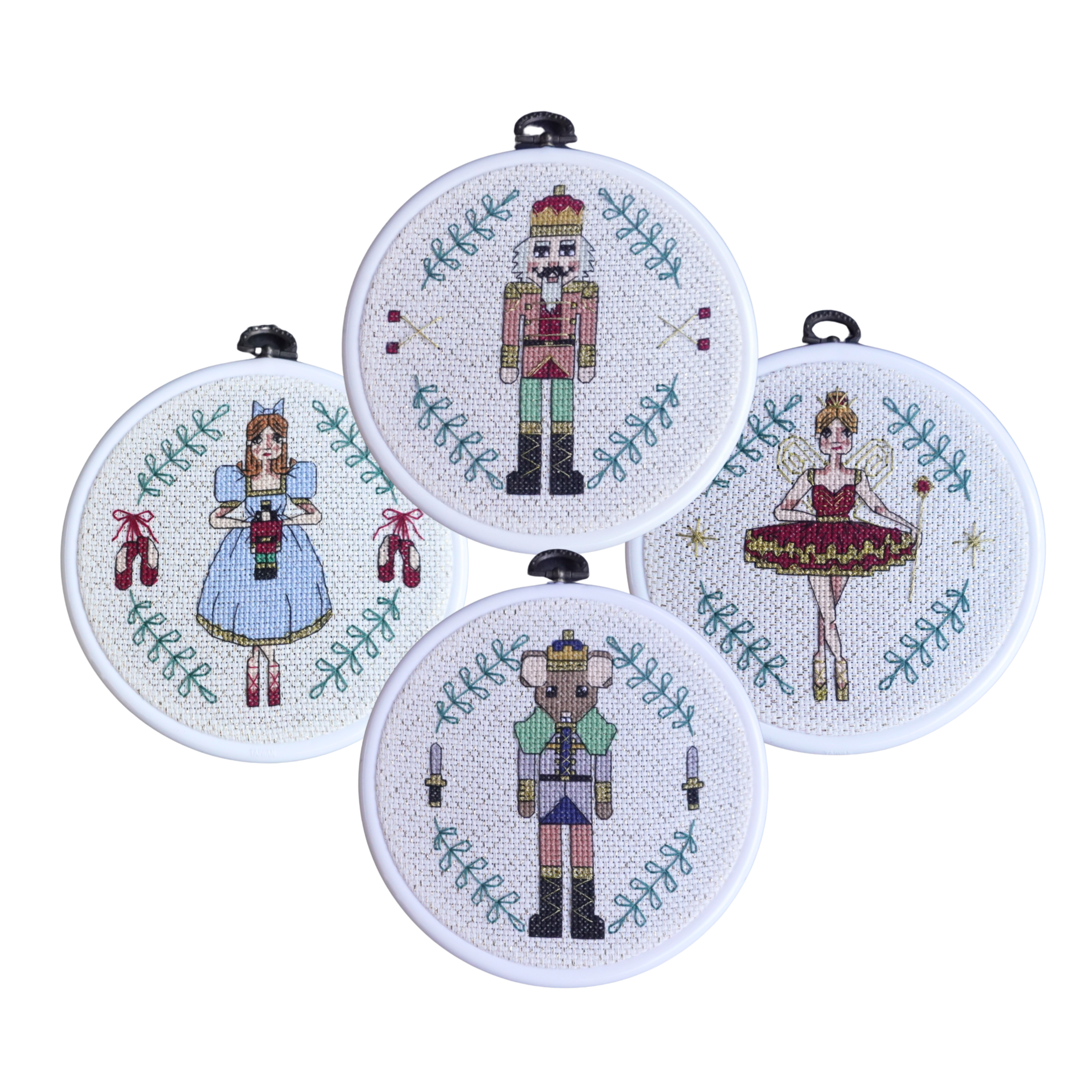 Nutcracker Bundle of 4 PDF Cross Stitch Patterns