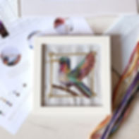 Hummingbird Hues - PDF Cross Stitch Pattern