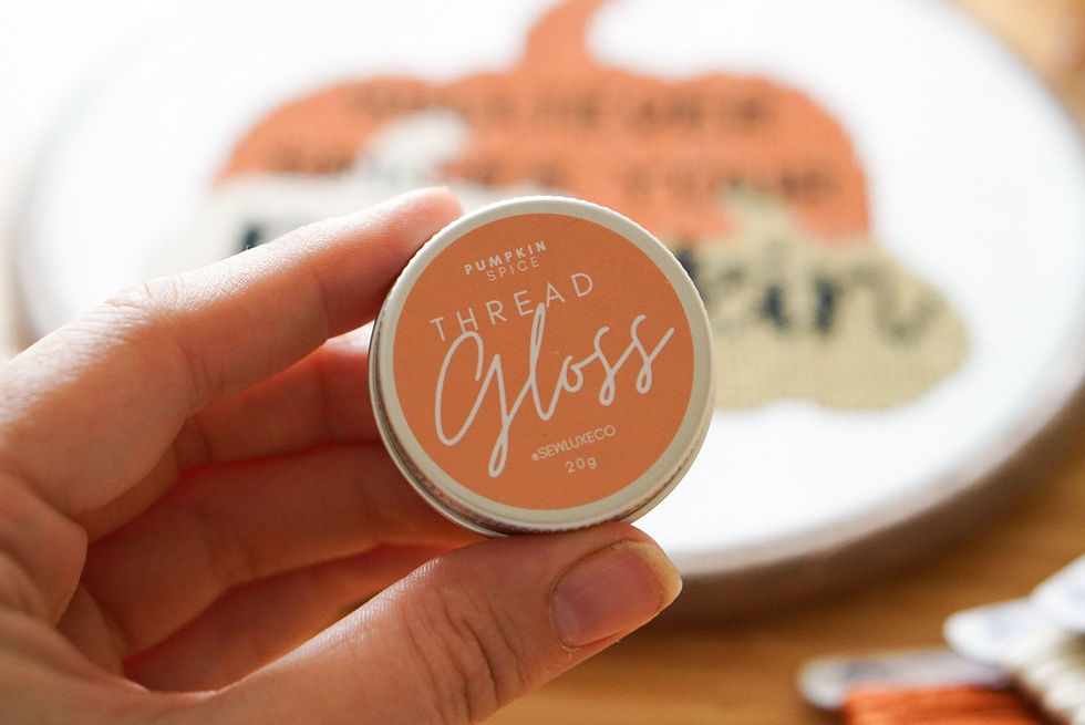 Thumbnail: Whatever Spices Your Pumpkin Cross Stitch Kit
