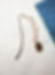 Swirly Bookmark with Rose Quartz