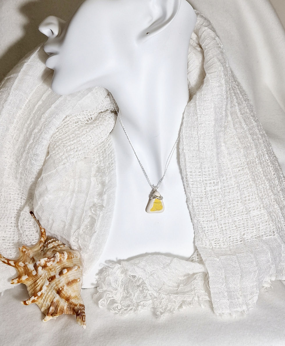 Thumbnail: 20th Wedding Anniversary Sea china necklace