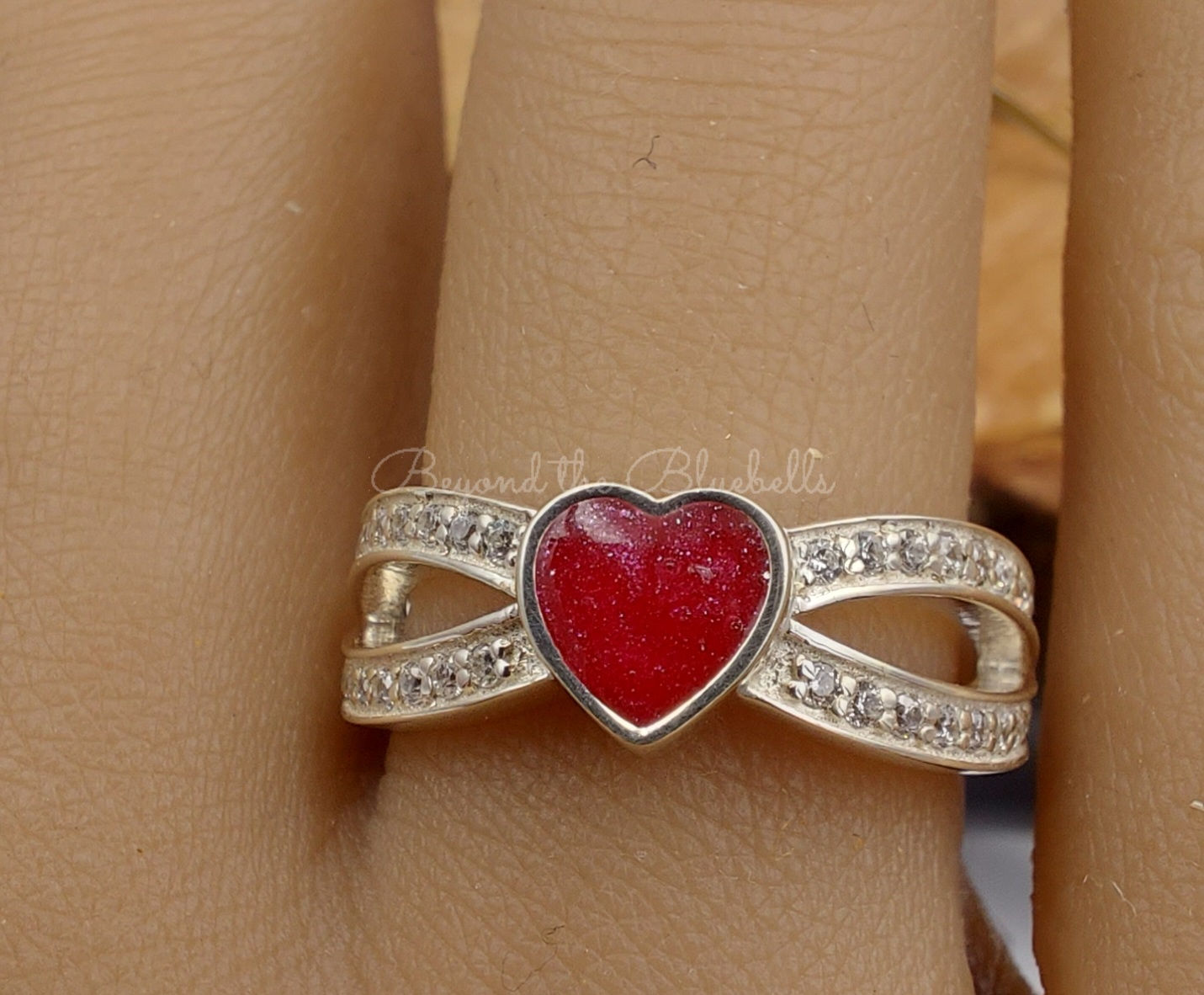 Heart Split ring