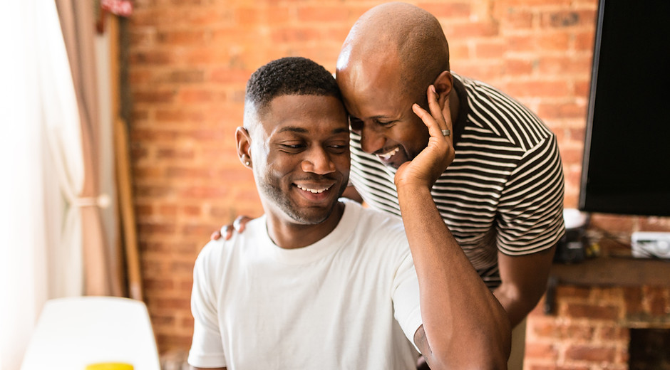 Couple Showing Affection
