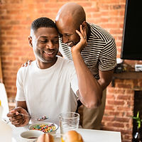 Couple Showing Affection