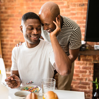 Couple Showing Affection