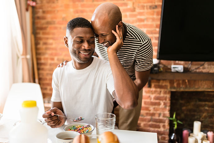 Couple Showing Affection