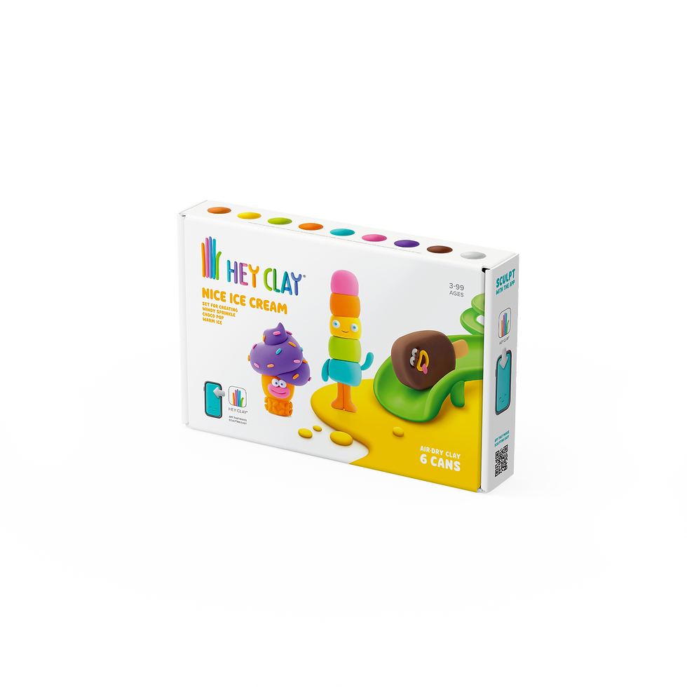 Hey Clay - Nice Ice Cream set B