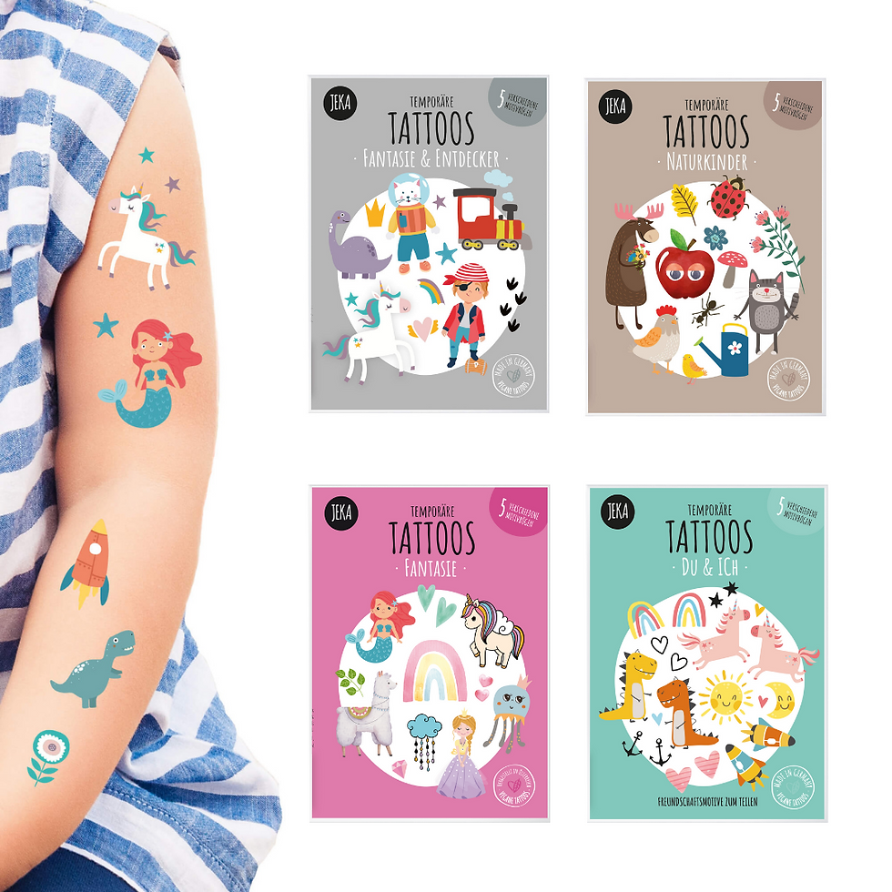 Kindertattoos - Diverse varianten