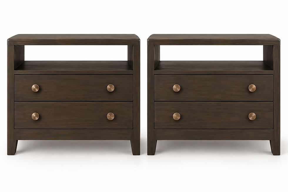 Dark Walnut on Pine