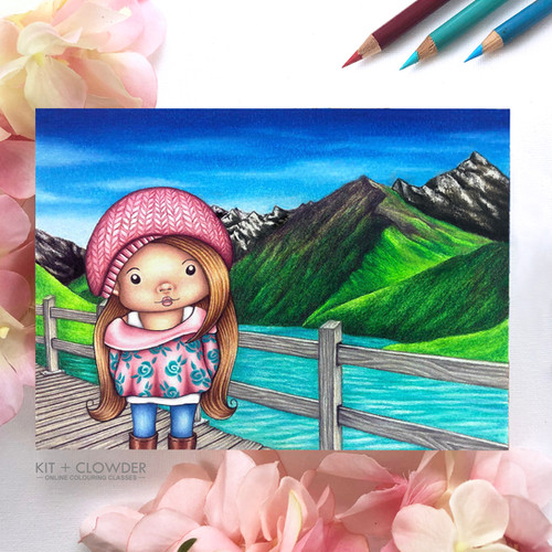 Beautiful Backgrounds Class - Pencils | Kit and Clowder