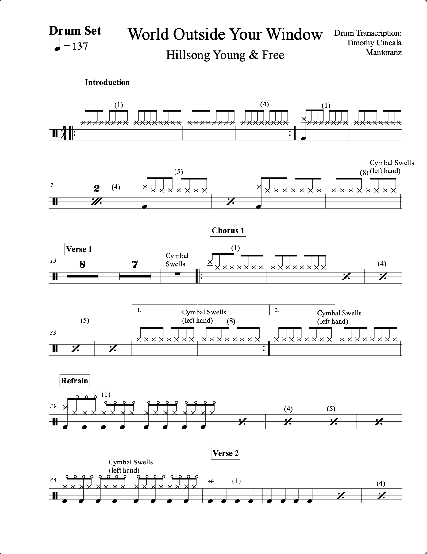 World Outside Your Window - Hillsong Young & Free