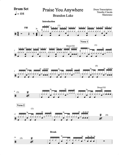 Praise You Anywhere Brandon Lake Wda