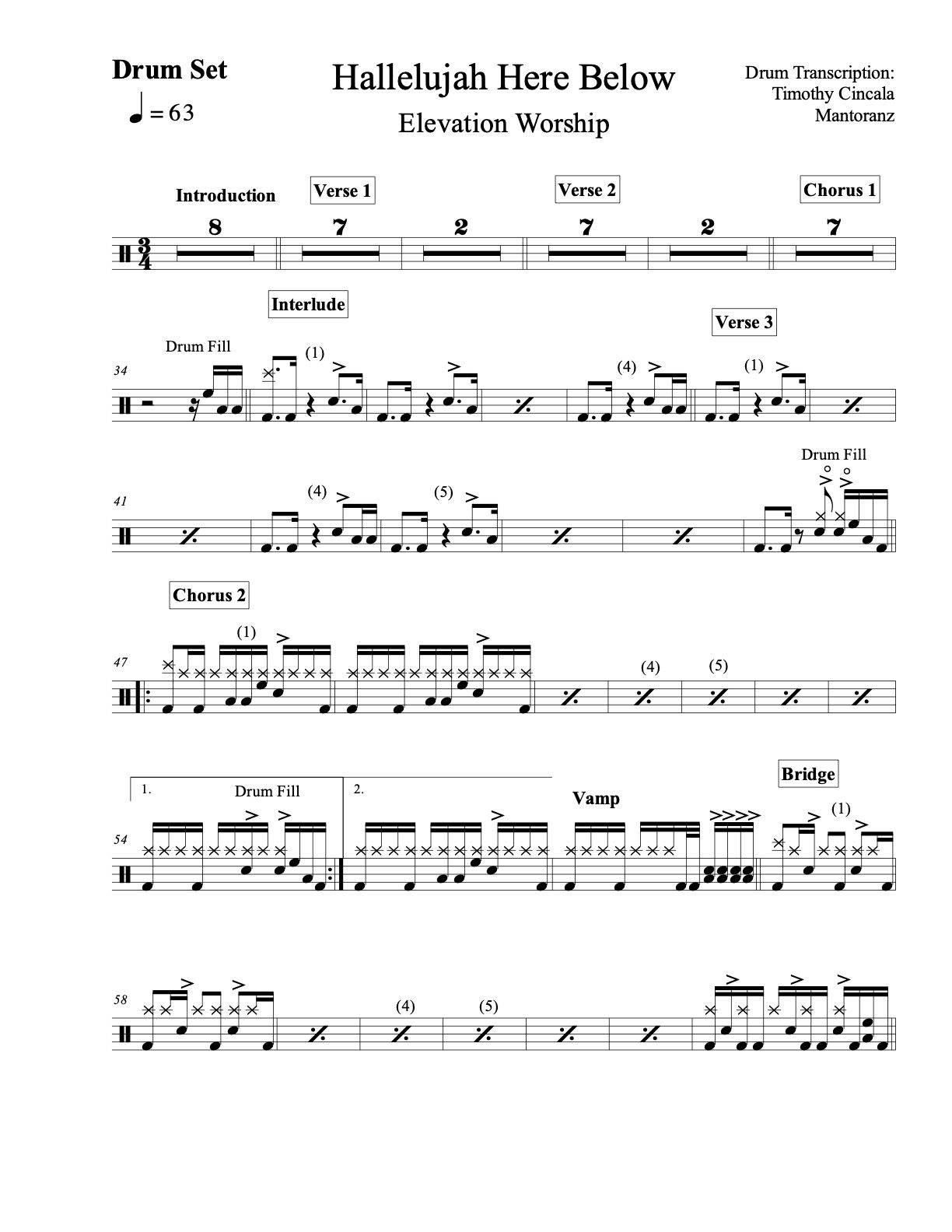 Hallelujah Here Below - Elevation Worship