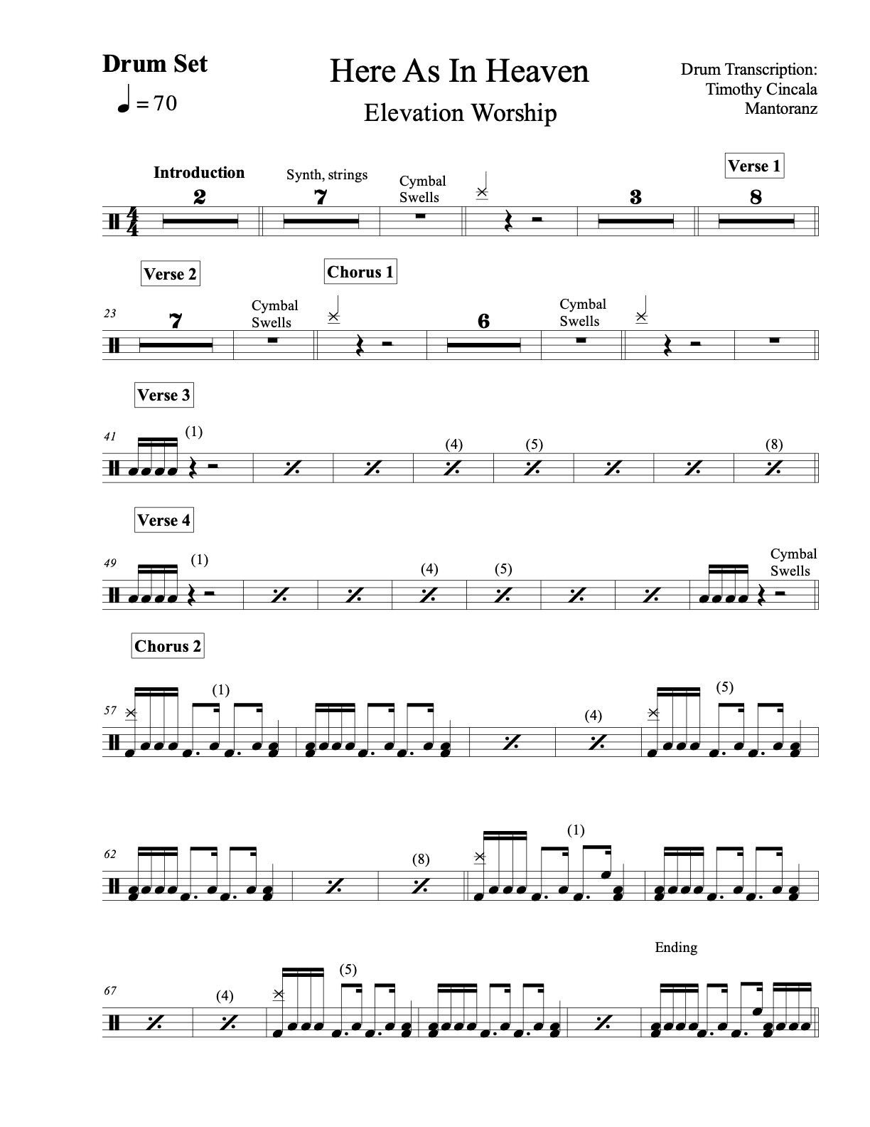 Here As In Heaven - Elevation Worship