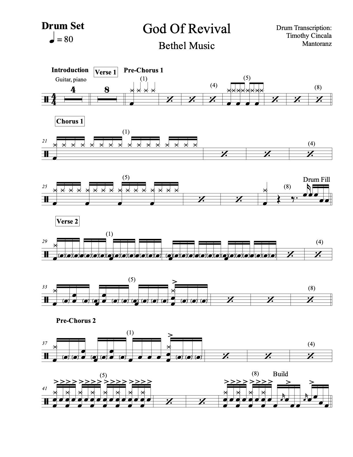 God Of Revival - Bethel Music