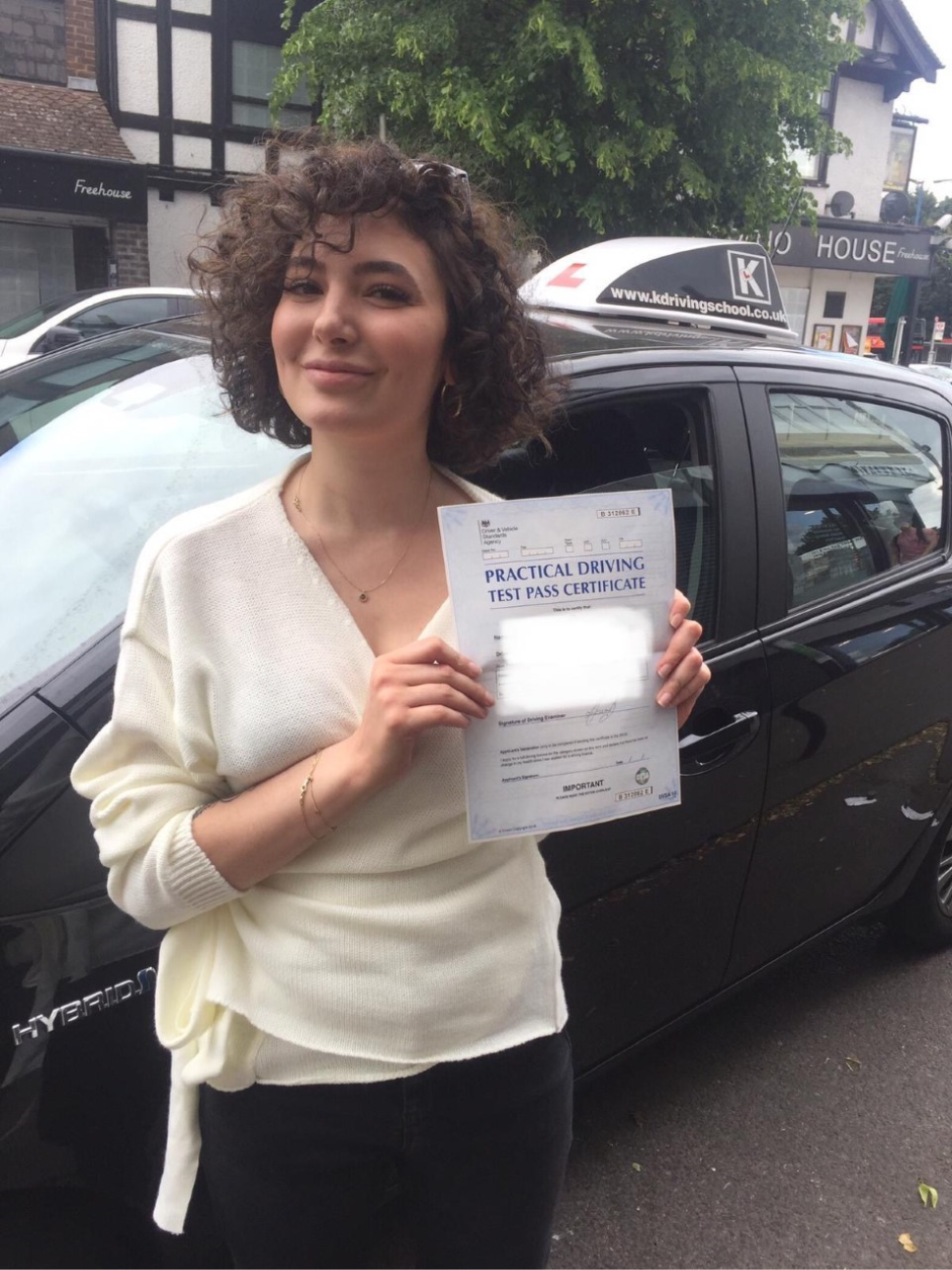 I passed with K!