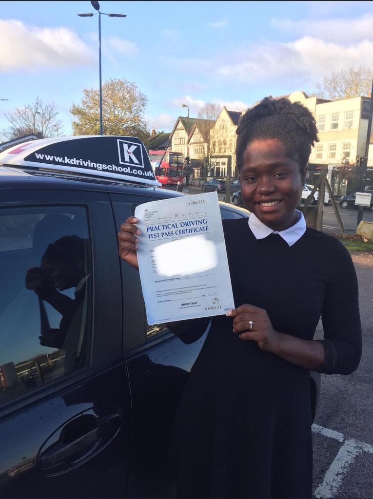 I passed with K!