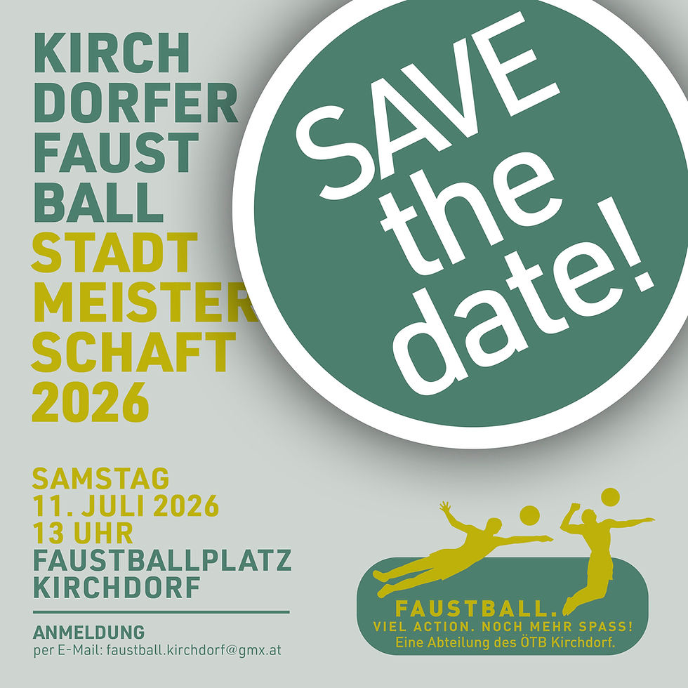 Kirchdorfer Faustball Stadtmeisterschaft 2026