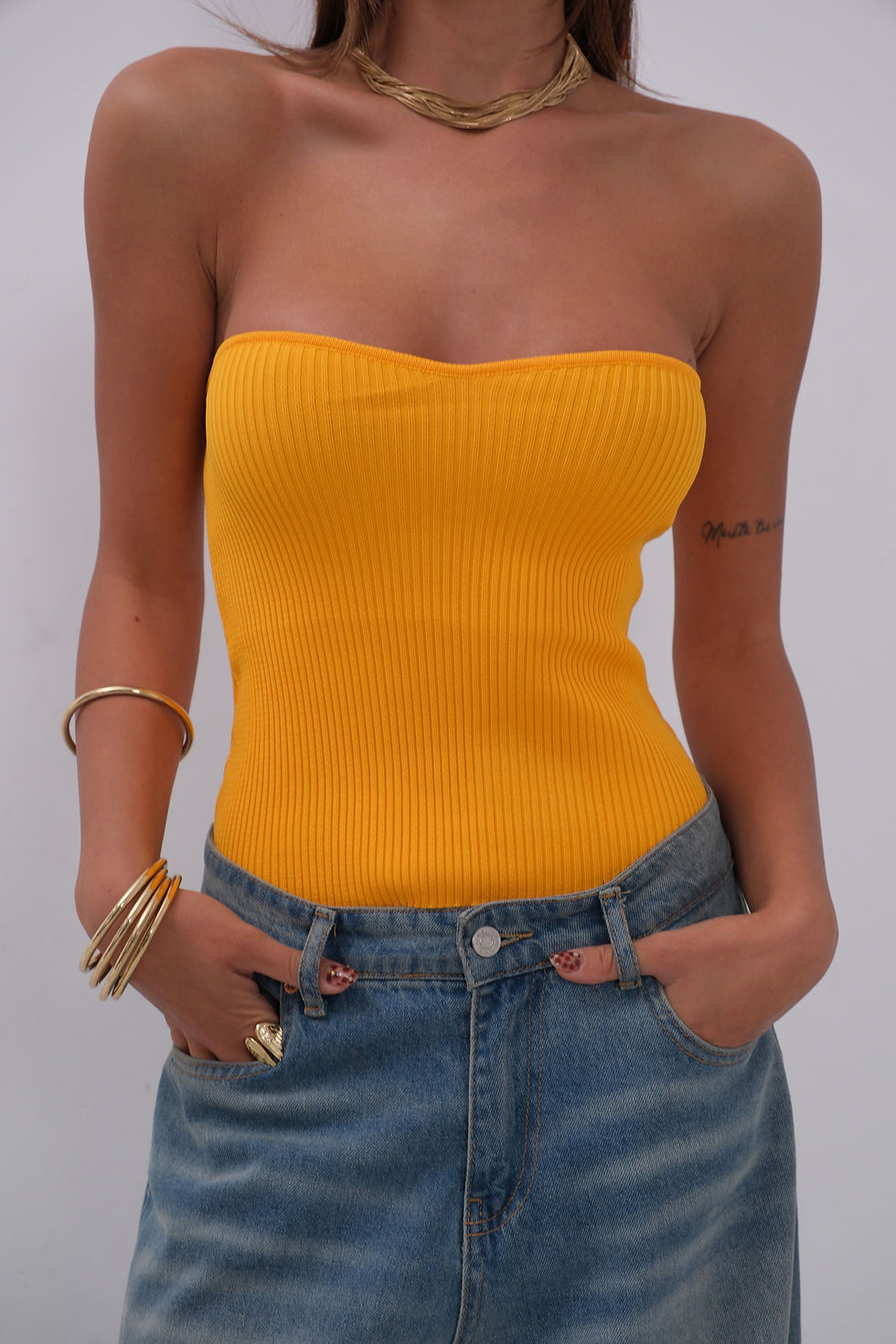 Μικρογραφία: Μπλουζάκι strapless mango