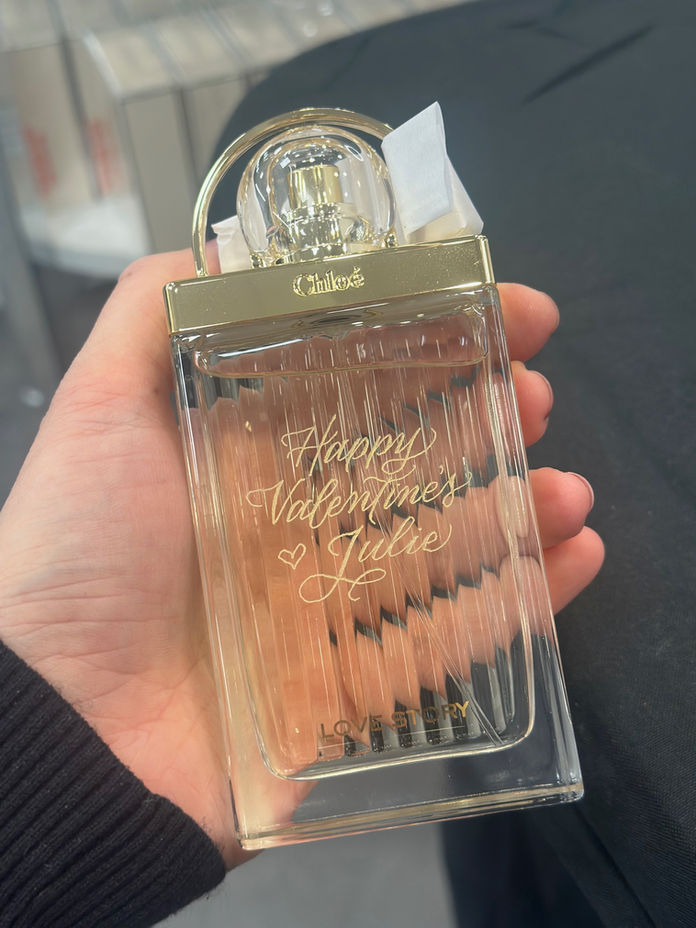 Century 21 Valentine's Day Perfume Engraving