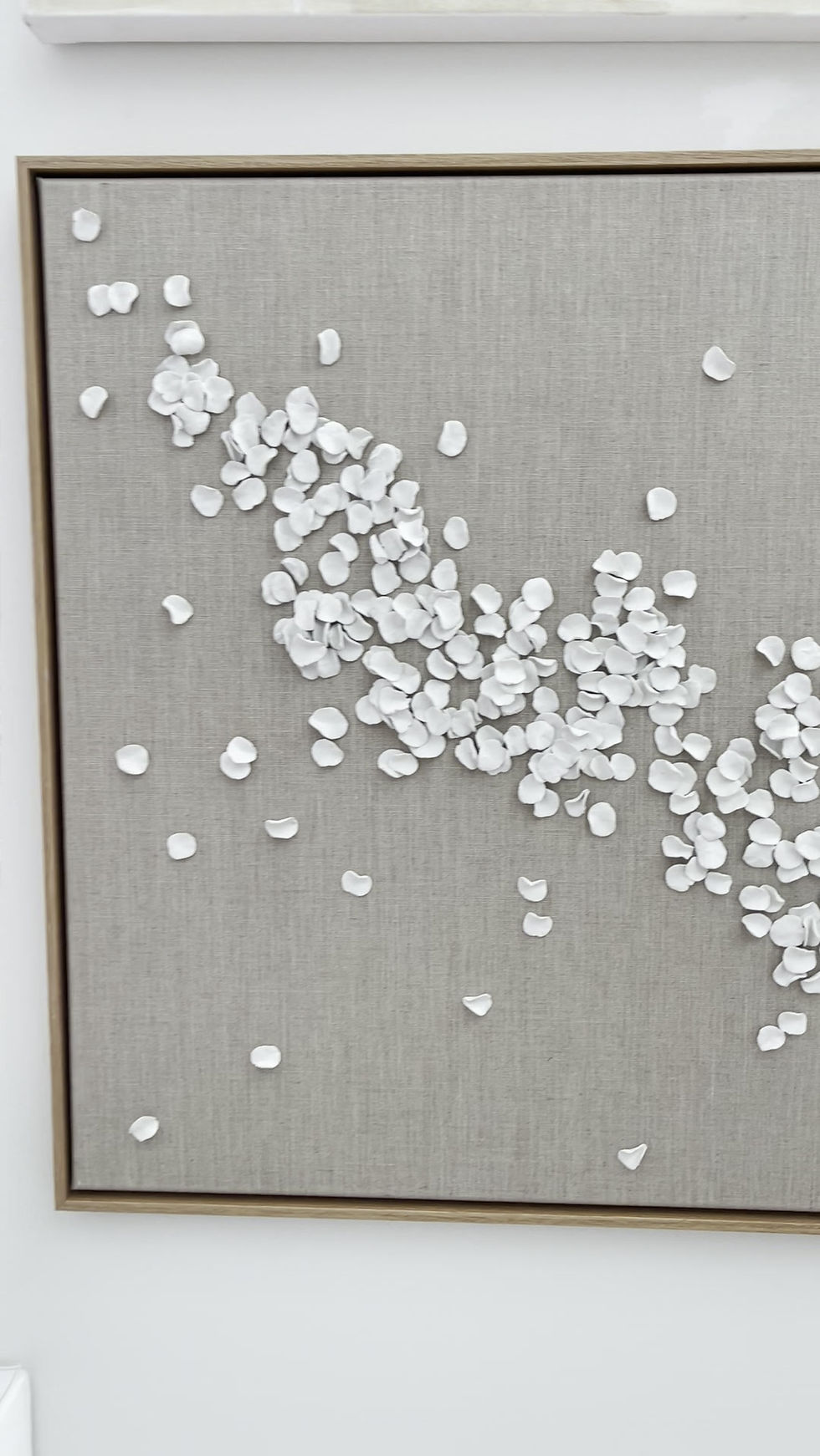 Thumbnail: Cascading pennies on linen base
