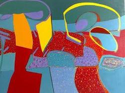 Senhores do mar acrilica s-t 100x110cm