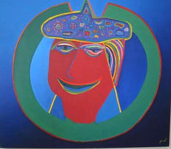 O Inca acrilica s-t 110x100cm