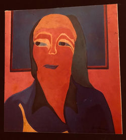 A professora oleo sobre tela 85x77 1986