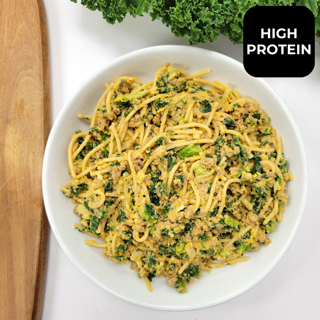 Creamy Butternut Bison Spaghetti