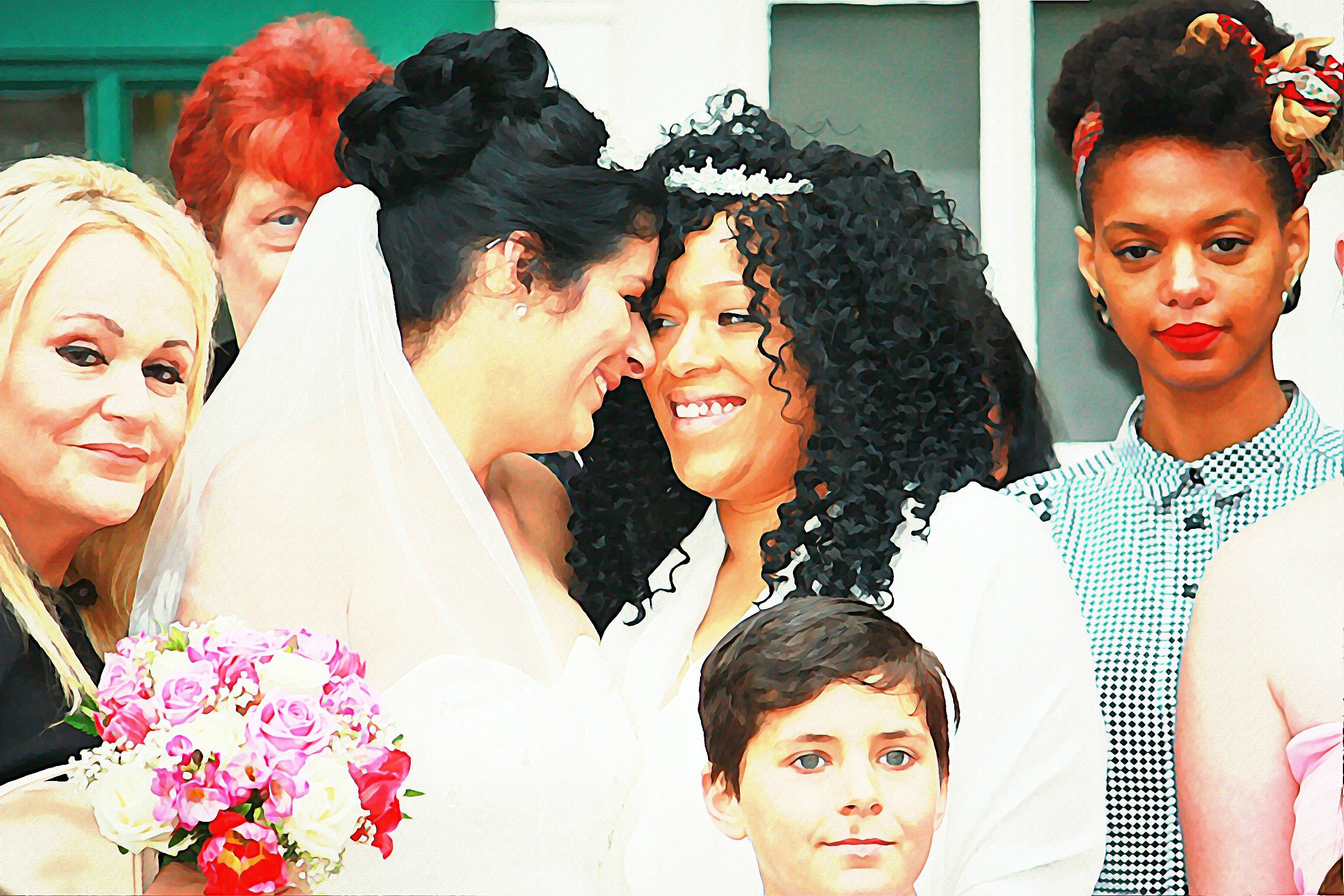 Mrs & Mrs Ferguson's Wedding Day.