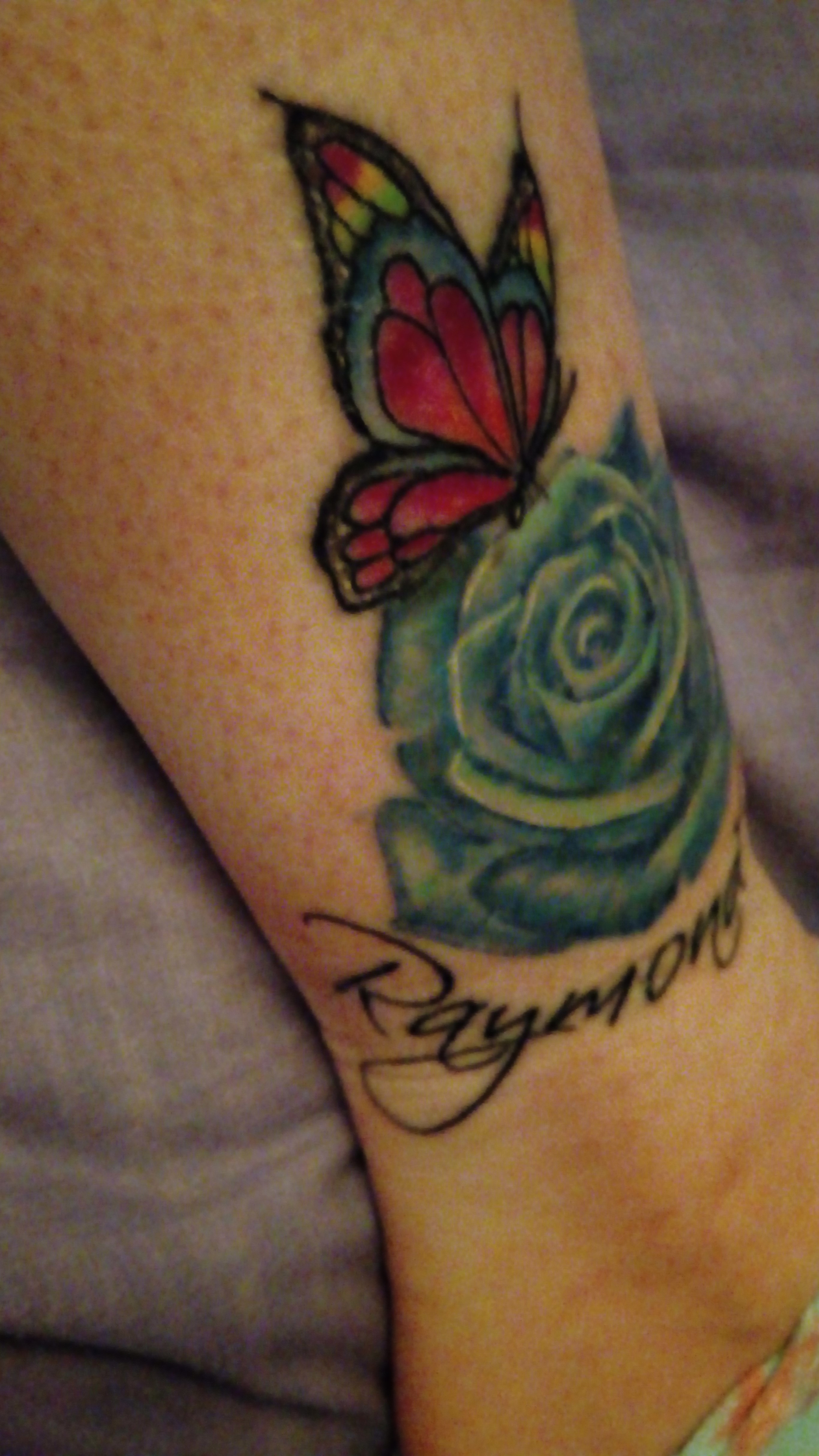 My right ankle tattoo