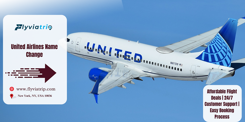 United Airlines Name Change