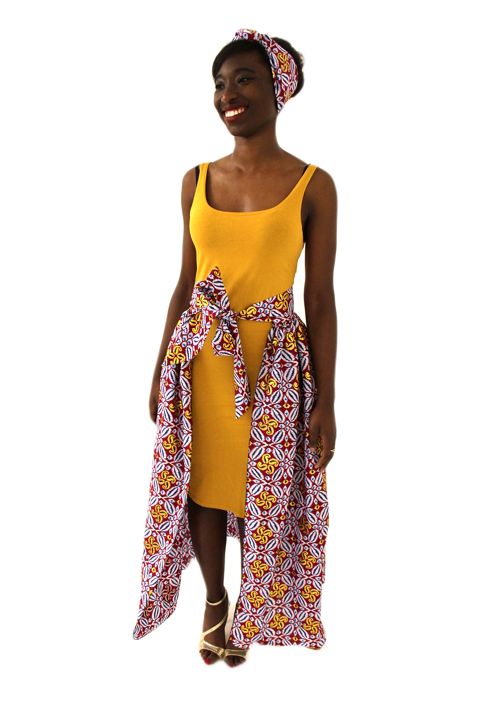 Miniature : Maxi jupe cape - WALU