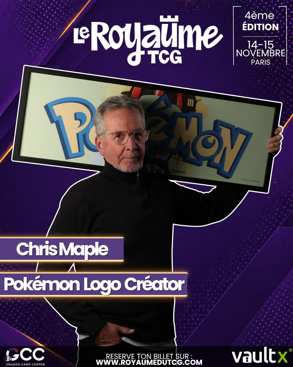 Chris Maple, Pokémon Logo Creator at the Royaume du TCG in France